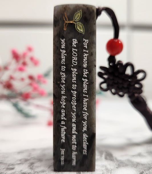 "Jeremiah 29:11 Edition"  Your identity, carved in stone