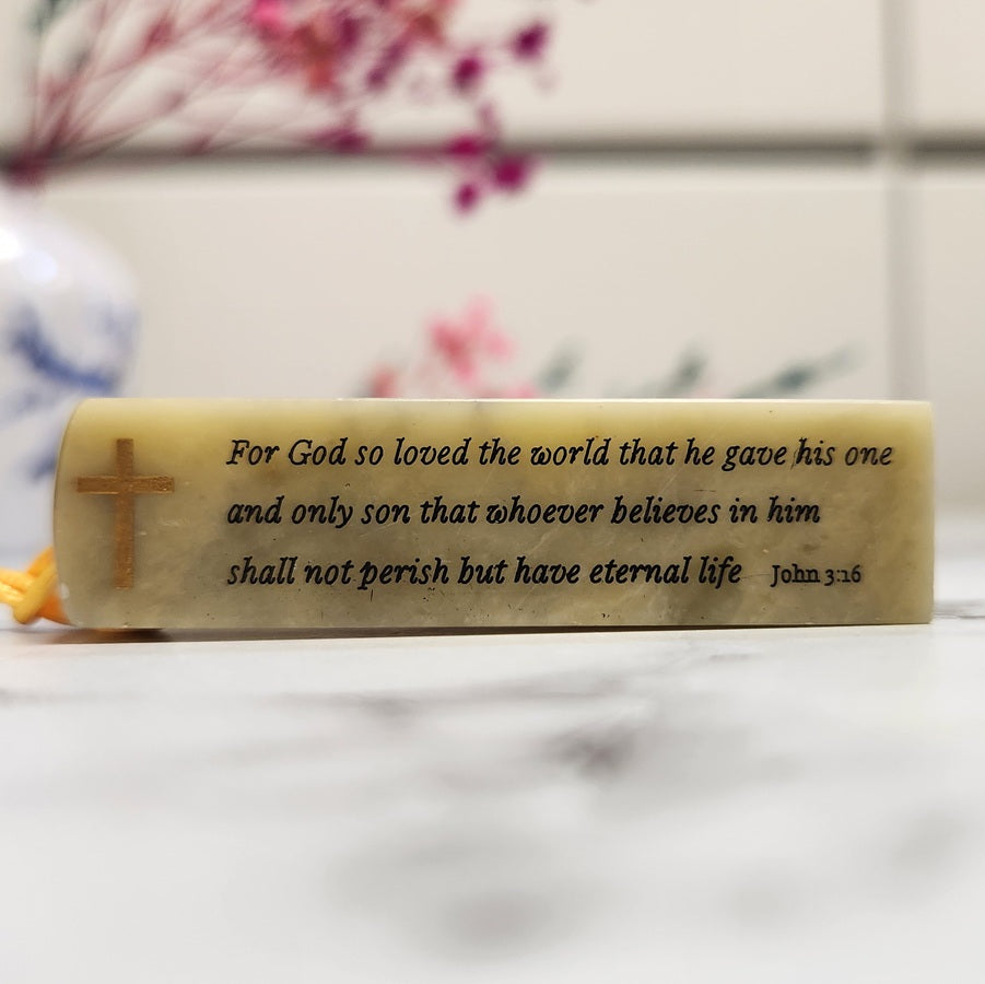 "John 3:16"  Your identity, carved in stone