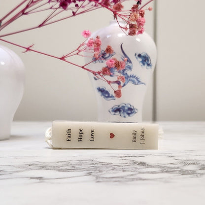 Custom Message Stone Seal with Icon-Personalized Gift